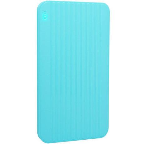 Carregador Portátil Power Bank Bateria 10000 mAh Celular Tablet 2x Usb Exbom PB-M82 Azul Céu é boa?