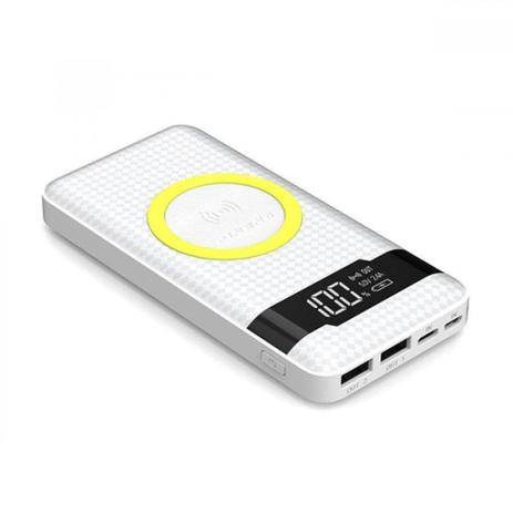 Carregador Portátil Power Bank Bateria externa Pineng Pn-886 10.000mah Sem fio QI wireless Menor preço em Carregador Portátil Power Bank Bateria externa Pineng Pn-886 10.000mah Sem fio QI wireless