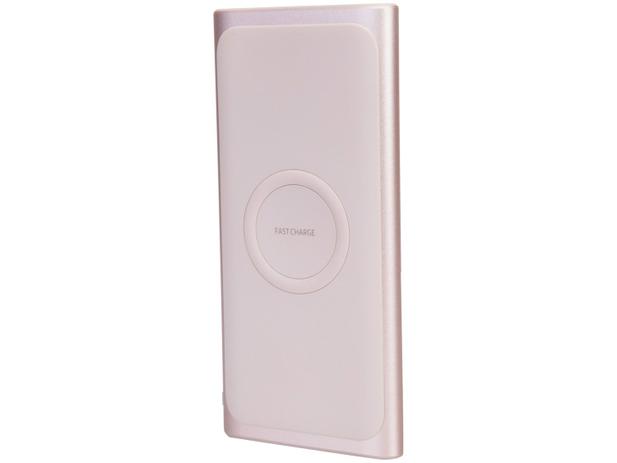 Carregador Portátil/Power Bank Samsung - sem Fio 10000mAh Fast Charge Rose