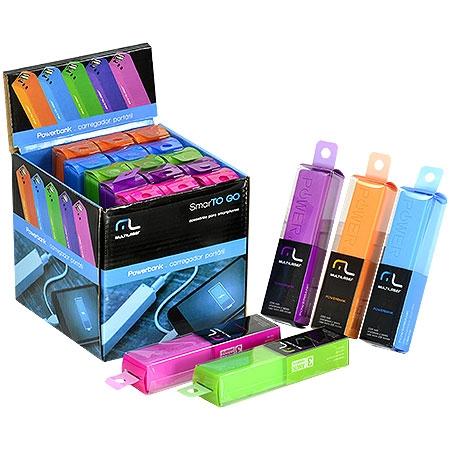 Carregador Portatil Power BANK Smartogo Multilaser CB078 SORT Menor preço em Carregador Portatil Power BANK Smartogo Multilaser CB078 SORT