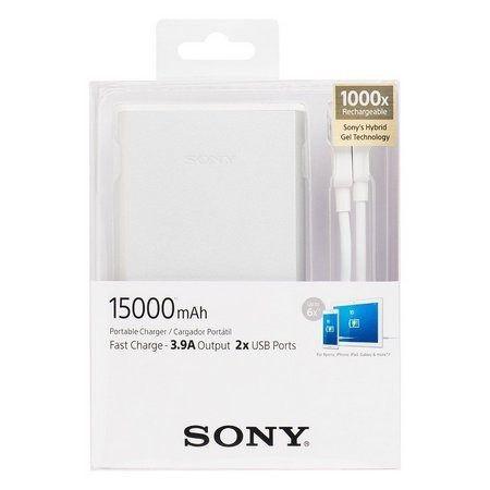Carregador Portátil Power Bank USB Sony Cp-s15 15000 MAh Prata Menor preço em Carregador Portátil Power Bank USB Sony Cp-s15 15000 MAh Prata