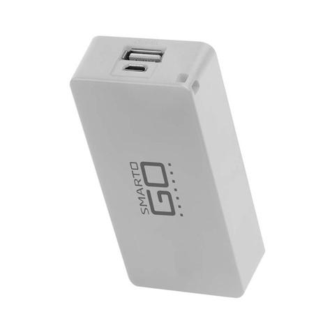 Carregador Portátil Smartogo Multilaser Cb126 USB 4000Mah Branco Menor preço em Carregador Portátil Smartogo Multilaser Cb126 USB 4000Mah Branco