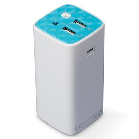 Carregador Portátil TP-Link TL-PB10400 de 10.400 mAh 2 Saídas/Lanterna LED - Branco/Azul - Tplink Menor preço em Carregador Portátil TP-Link TL-PB10400 de 10.400 mAh 2 Saídas/Lanterna LED - Branco/Azul - Tplink