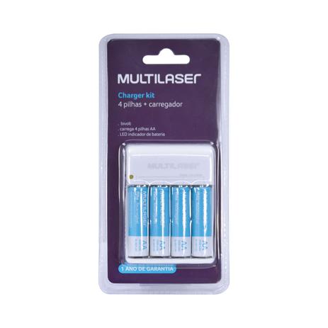 Carregador rm02 bivolt com 4 pilhas aa de 2500 mah  cb054 - Multilaser é boa?