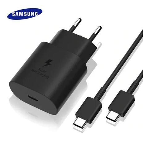 Carregador Samsung Super Rapido 25W Com Cabo Type-C Samsung 25W /Preto Menor preço em Carregador Samsung Super Rapido 25W Com Cabo Type-C Samsung 25W /Preto