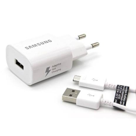 Carregador Samsung Turbo - Travel Adapter Turbo - 3.0 30w Cabo V8 Quick - Ssamsung Menor preço em Carregador Samsung Turbo - Travel Adapter Turbo - 3.0 30w Cabo V8 Quick - Ssamsung