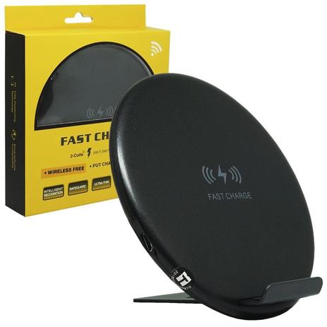 Carregador Sem Fio Rápido Turbo Wireless Wifi Celular QI Samsung S6 S7 S8 S9 Iphone 8 X THT-A2 Preto - S/m Menor preço em Carregador Sem Fio Rápido Turbo Wireless Wifi Celular QI Samsung S6 S7 S8 S9 Iphone 8 X THT-A2 Preto - S/m