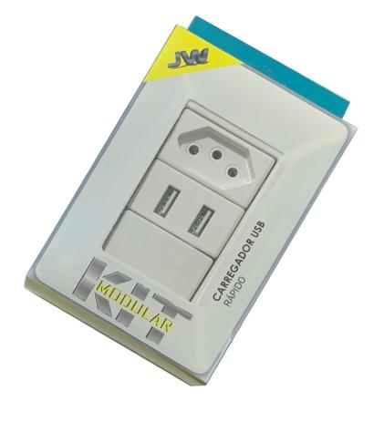 Carregador Turbo Tomada Parede 2 Usb 2a 5v Bivolt com Interruptor - Jw Menor preço em Carregador Turbo Tomada Parede 2 Usb 2a 5v Bivolt com Interruptor - Jw