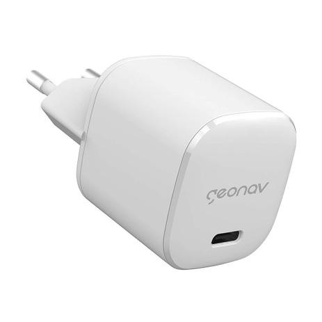 Carregador Universal Ultra Rápido, Power Delivery 20W, 1 X USB-C, Branco - Geonav Menor preço em Carregador Universal Ultra Rápido, Power Delivery 20W, 1 X USB-C, Branco - Geonav