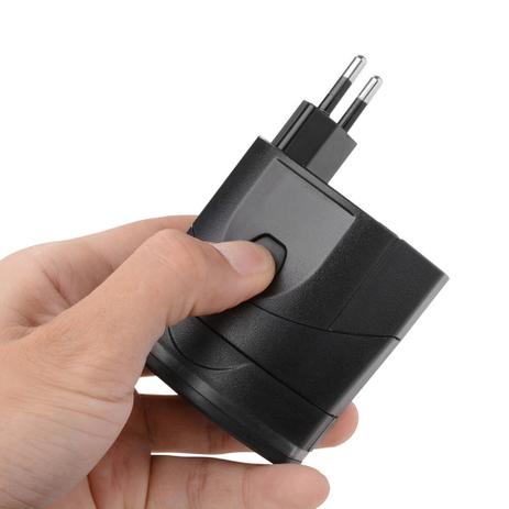 Carregador USB Adaptador de tomada universal para viagem - GEONAV Menor preço em Carregador USB Adaptador de tomada universal para viagem - GEONAV