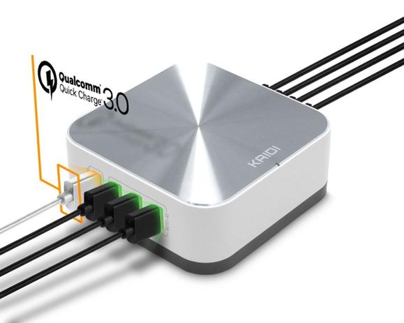 Carregador USB Hub 8 Portas Kaidi 10a Quick Charge 2.0 3.0 - bivolt Menor preço em Carregador USB Hub 8 Portas Kaidi 10a Quick Charge 2.0 3.0 - bivolt
