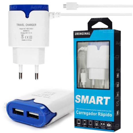 Carregador USB x 2 com Cable micro USB (V8) para Celular/GPS/ Picolé Exbom é ruim? Carregador USB x 2 com Cable micro USB (V8) para Celular/GPS/ Picolé Exbom é boa?