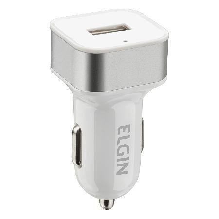 Carregador Veicular Automotivo 12V com 1 Saada USB 5V 1A - Elgin Menor preço em Carregador Veicular Automotivo 12V com 1 Saada USB 5V 1A - Elgin