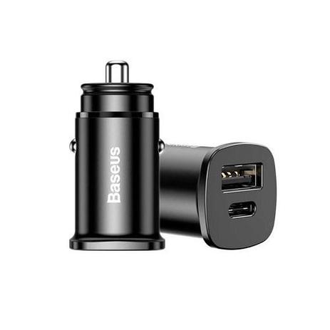 Carregador Veicular Baseus Usb E Tipo C Turbo 30w Celular Menor preço em Carregador Veicular Baseus Usb E Tipo C Turbo 30w Celular