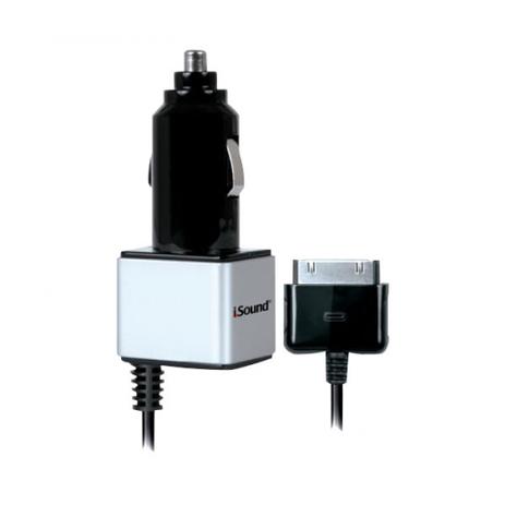 Carregador veicular com cabo para carga de iPhone e iPod - ISOUND - I-sound Menor preço em Carregador veicular com cabo para carga de iPhone e iPod - ISOUND - I-sound