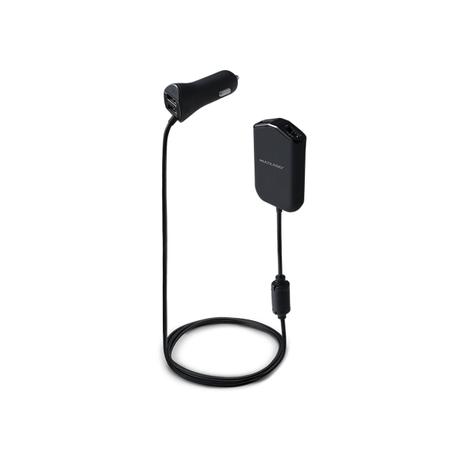 Carregador veicular concept com 4 portas usb para banco traseiro cb116 preto - Multilaser Menor preço em Carregador veicular concept com 4 portas usb para banco traseiro cb116 preto - Multilaser