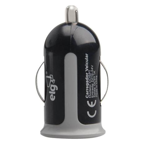 Carregador Veicular ELG CC1S 1A, 1 Porta USB - Preto Menor preço em Carregador Veicular ELG CC1S 1A, 1 Porta USB - Preto