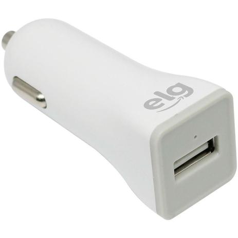 Carregador Veicular ELG CC1SE 1A, 1 Porta USB - Branco Menor preço em Carregador Veicular ELG CC1SE 1A, 1 Porta USB - Branco