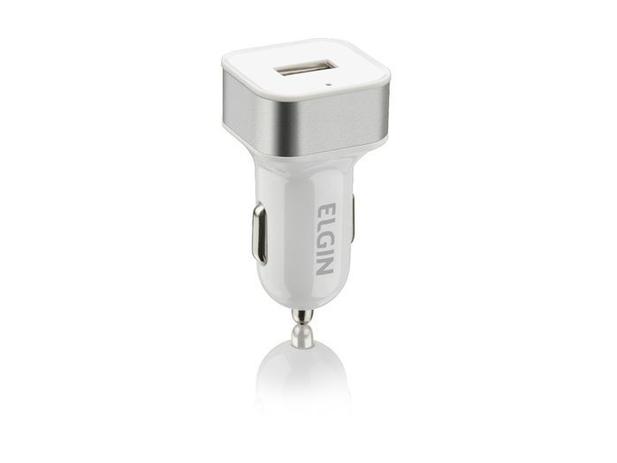 Carregador Veicular Elgin 1 USB 1A Menor preço em Carregador Veicular Elgin 1 USB 1A