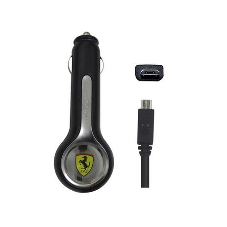 Carregador Veicular Motorola Micro USB Ferrari - Original Menor preço em Carregador Veicular Motorola Micro USB Ferrari - Original