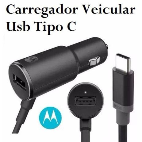 Carregador Veicular Motorola Turbo Power Tipo C Moto Z Z2 é boa?