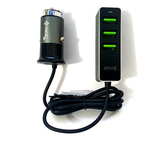 Carregador Veicular Turbo Com 4 Usb Qualcomm Quick Charge 3.0 Auto Id 35w Cabo 1.2 Metros - Pmcell Menor preço em Carregador Veicular Turbo Com 4 Usb Qualcomm Quick Charge 3.0 Auto Id 35w Cabo 1.2 Metros - Pmcell