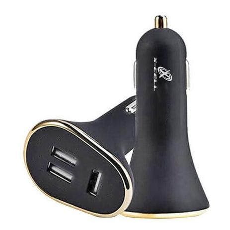 Carregador veicular usb 12/24v c/ 3 usb 4.1a para smartphone - Xcell Menor preço em Carregador veicular usb 12/24v c/ 3 usb 4.1a para smartphone - Xcell