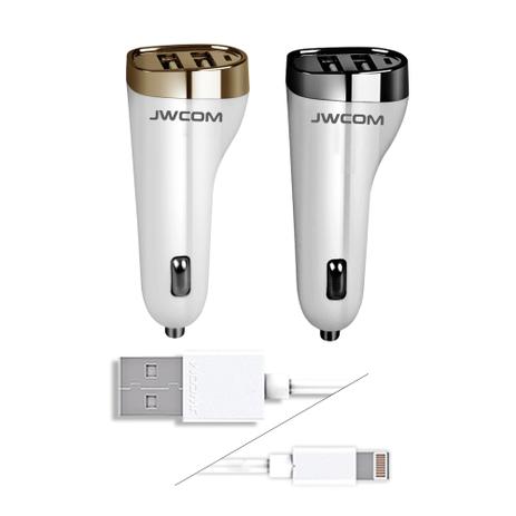 Carregador Veicular Usb Duplo+Cabo IPHONE  JWCOM CRC-C52+ é boa?