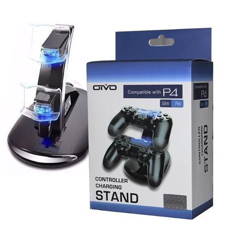 Carregador Vertical Controle PS4 Dock Station Dualshock Playstation 4 - Bgxpro Menor preço em Carregador Vertical Controle PS4 Dock Station Dualshock Playstation 4 - Bgxpro