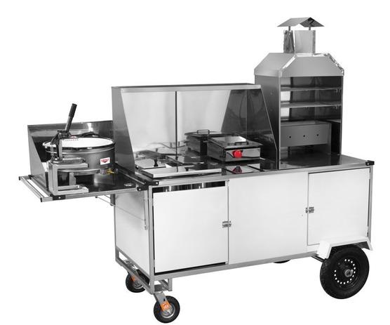 Carrinho 5 em 1 Churrasco + Hotdog etc. com Rodas Pneumáticas e Guarda BLC33P/GS - Cefaz Menor preço em Carrinho 5 em 1 Churrasco + Hotdog etc. com Rodas Pneumáticas e Guarda BLC33P/GS - Cefaz