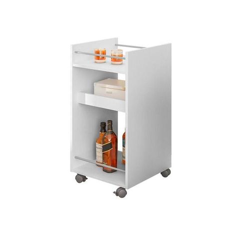 Carrinho Bar Artely Brito 3 Prateleiras Mdf Com Rodas Menor preço em Carrinho Bar Artely Brito 3 Prateleiras Mdf Com Rodas