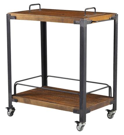 Carrinho Bar Chicago Mad Rustic Brown Estrutura Aco - 38324 - Sun House Menor preço em Carrinho Bar Chicago Mad Rustic Brown Estrutura Aco - 38324 - Sun House