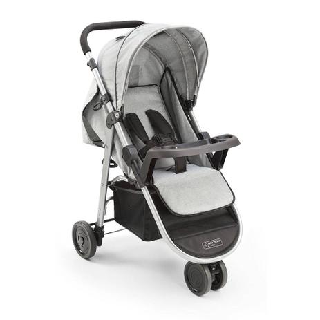 Carrinho Bebê 3 Rodas Agile Cinza Bb526 - Multikids Baby - Multkids Menor preço em Carrinho Bebê 3 Rodas Agile Cinza Bb526 - Multikids Baby - Multkids