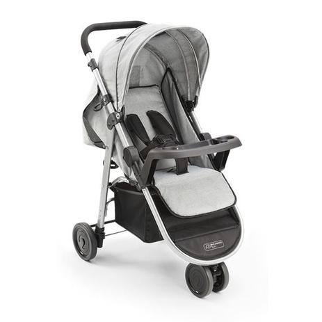 Carrinho Bebê 3 Rodas Agile Cinza Multikids Baby Menor preço em Carrinho Bebê 3 Rodas Agile Cinza Multikids Baby