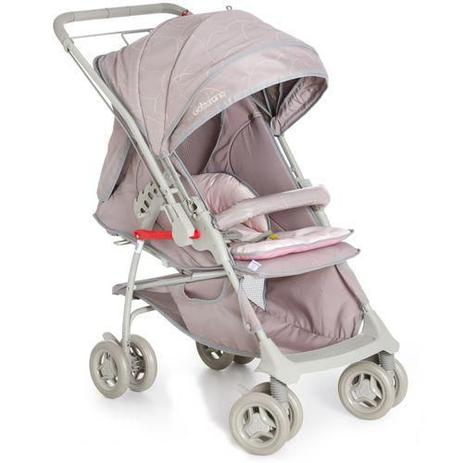 Carrinho Bebe Maranello II Galzerano Cinza Rosa Menor preço em Carrinho Bebe Maranello II Galzerano Cinza Rosa