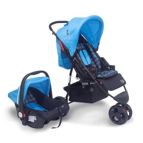 Carrinho Bebê Travel System Urban Azul Baby Style - Passeio do Bebê -  Magazine Luiza