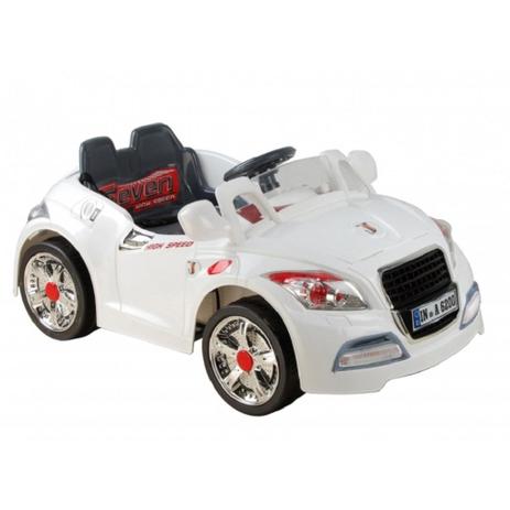 Carrinho Carro Elétrico Esporte 6v Branco Crianças Belfix Menor preço em Carrinho Carro Elétrico Esporte 6v Branco Crianças Belfix