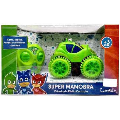 Carrinho Controle Pj Masks Super Manobra 3 Funç. Lagartixo - Candide Menor preço em Carrinho Controle Pj Masks Super Manobra 3 Funç. Lagartixo - Candide