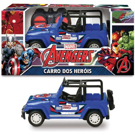 Carrinho Controle Remoto Capitao America Jeep 7 Funcoes - Mimo Menor preço em Carrinho Controle Remoto Capitao America Jeep 7 Funcoes - Mimo