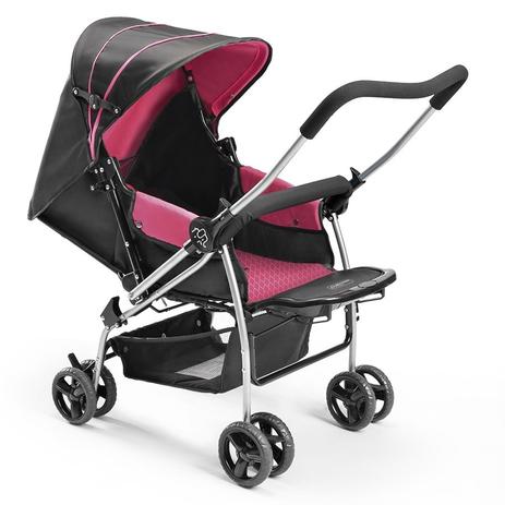 Carrinho De Bebe Berco Flip Rosa Multikids Baby BB504 - Multilaser Menor preço em Carrinho De Bebe Berco Flip Rosa Multikids Baby BB504 - Multilaser