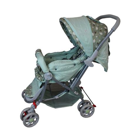 Carrinho de bebê Berço/Passeio com alça reversível Júnior Verde Color Baby Menor preço em Carrinho de bebê Berço/Passeio com alça reversível Júnior Verde Color Baby