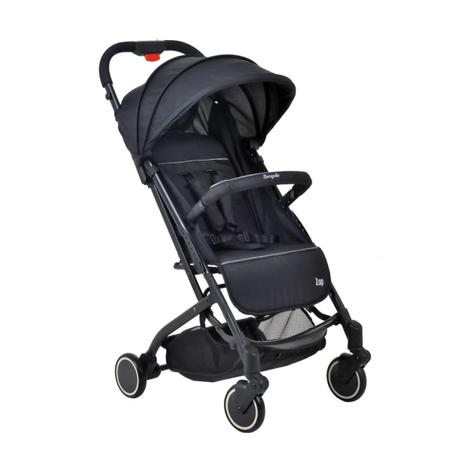 Carrinho de Bebe Burigotto Zap Grey Cinza com Bebe Conforto e Base - Maçã  Verde Baby