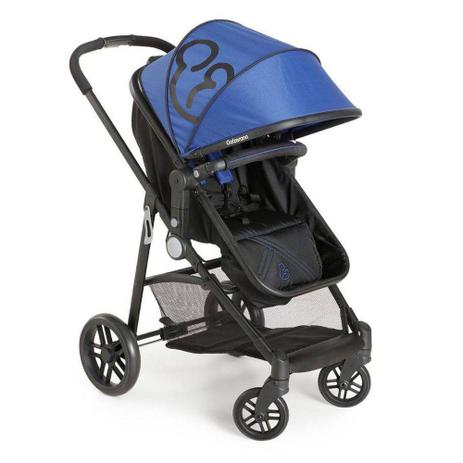 Carrinho de Bebê Galzerano Gero Preto/Azul 1050PTA Menor preço em Carrinho de Bebê Galzerano Gero Preto/Azul 1050PTA