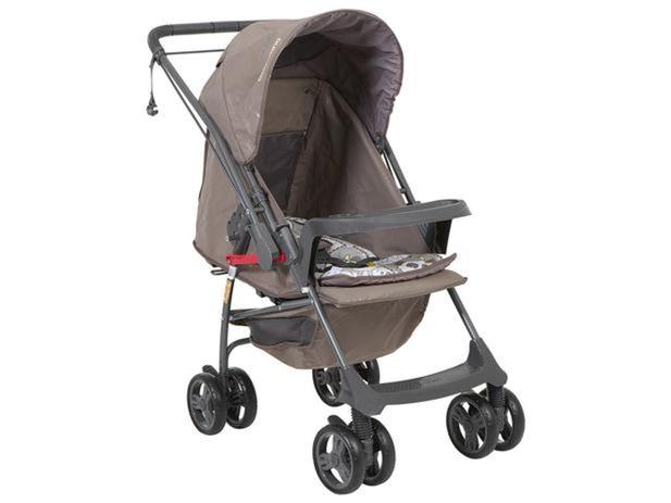 Carrinho De Bebe Galzerano Milano Reversivel Ii Preto Panda Passeio Do Bebe Magazine Luiza