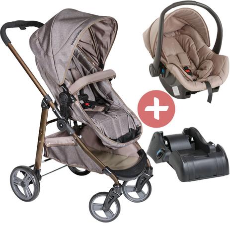Carrinho De Bebe Passeio 3 Em 1 Nascimento Ate 15kg Tavel System Berco Moises Olympus Galzerano Cappuccino Bebe Conforto Cocoon Cappuccino Base Passeio Do Bebe Magazine Luiza