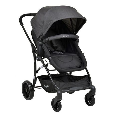 Carrinho De Bebe Passeio Reversivel 3 Em 1 Travel System 0 Ate 15kg Reclinavel Moises Burigotto Convert Dark Gray Passeio Do Bebe Magazine Luiza
