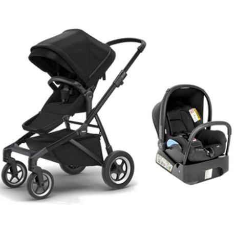 Carrinho De Bebe Sleek Thule Com Bebe Conforto E Base Citi Maxi Cosi Preto Passeio Do Bebe Magazine Luiza