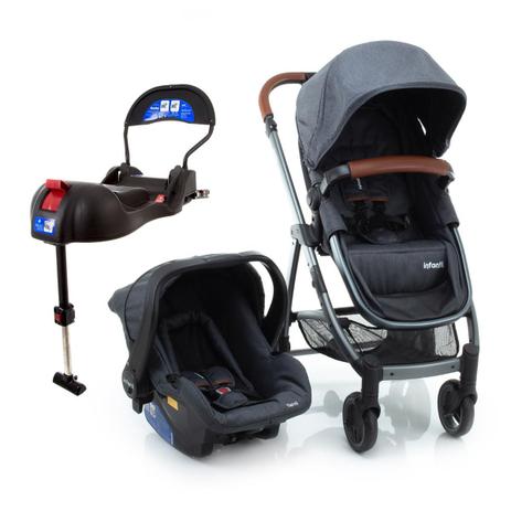 Carrinho de Bebê Travel System Epic Lite Duo Infanti Grey Vintage (Detalhes em Couro) Menor preço em Carrinho de Bebê Travel System Epic Lite Duo Infanti Grey Vintage (Detalhes em Couro)