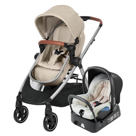 Carrinho De Bebê Travel System Maxi Cosi Anna Preto/Bege Com Bebê Conforto - Maxi - cosi Menor preço em Carrinho De Bebê Travel System Maxi Cosi Anna Preto/Bege Com Bebê Conforto - Maxi - cosi
