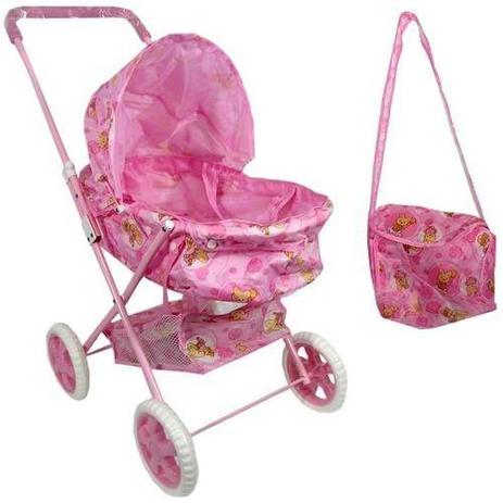 Carrinho De Boneca Bebê Reborn Ninos Bolsa Tira Colo - Fênix Menor preço em Carrinho De Boneca Bebê Reborn Ninos Bolsa Tira Colo - Fênix